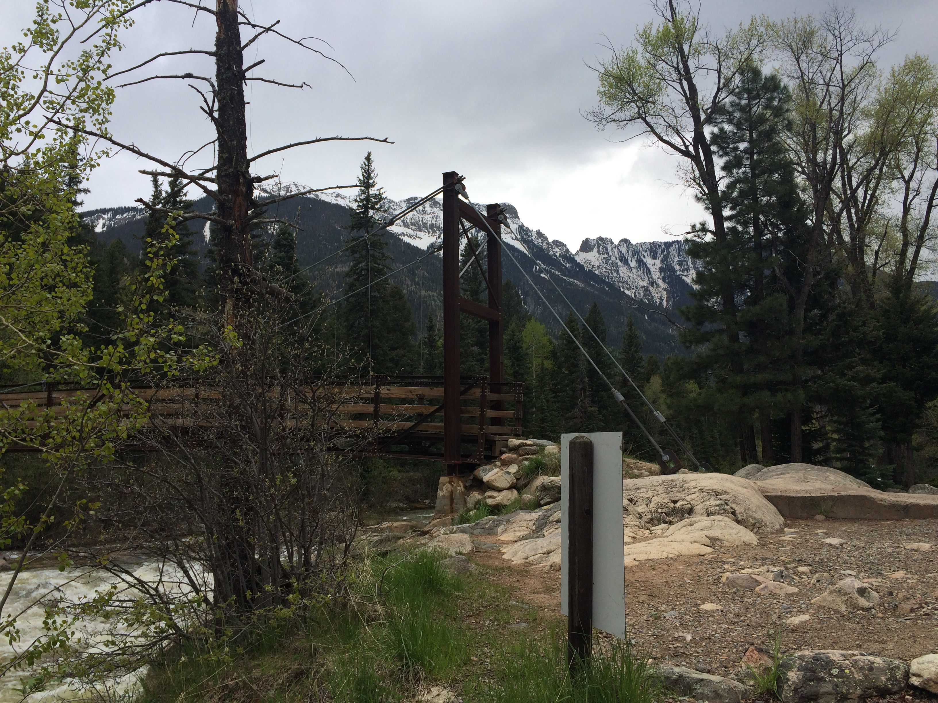 Animas River Needle Creek Trail Bridge
