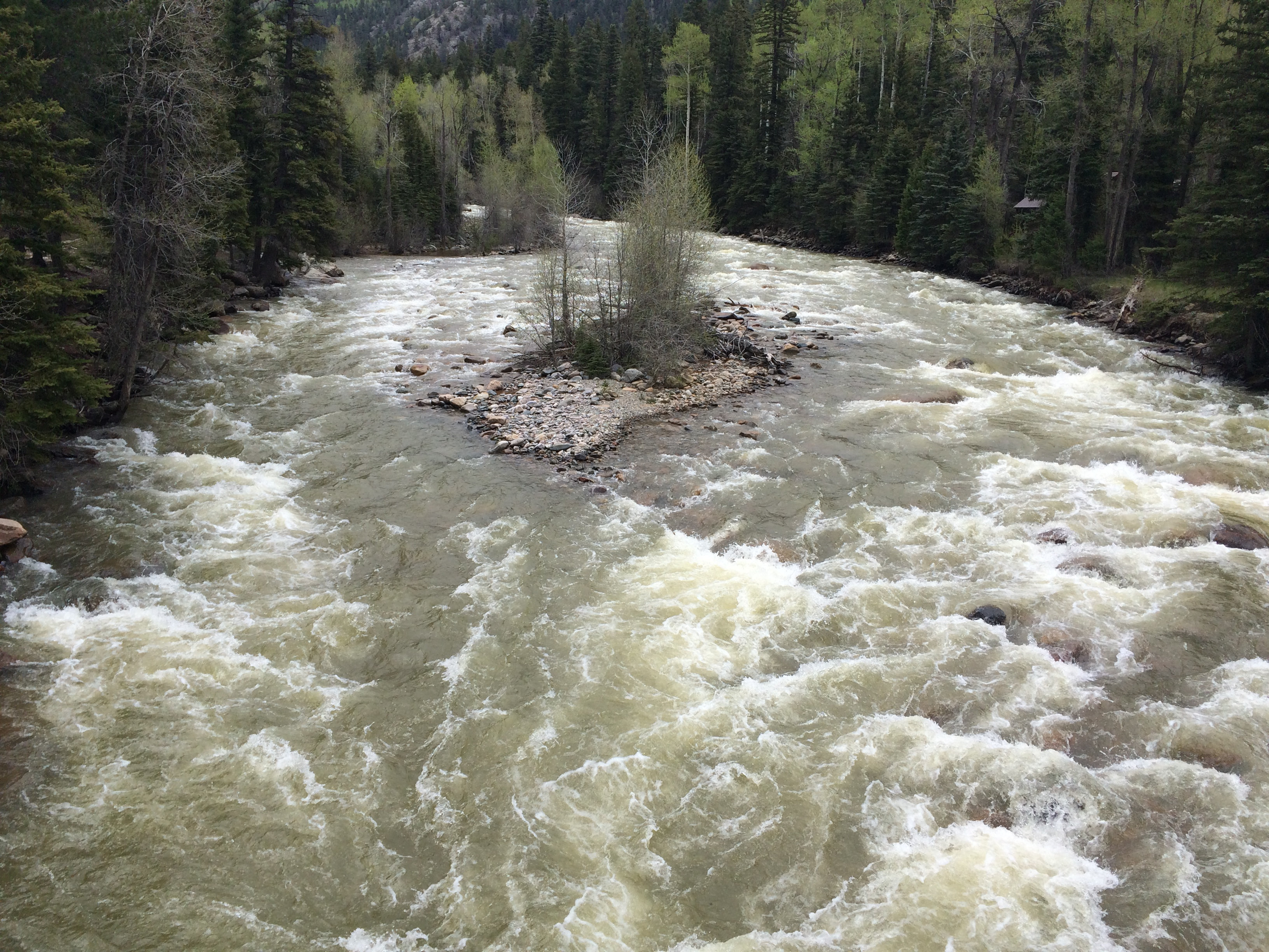 North from the bridge